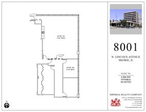 8001 Lincoln Ave, Skokie, IL à louer Plan de site– Image 1 sur 3