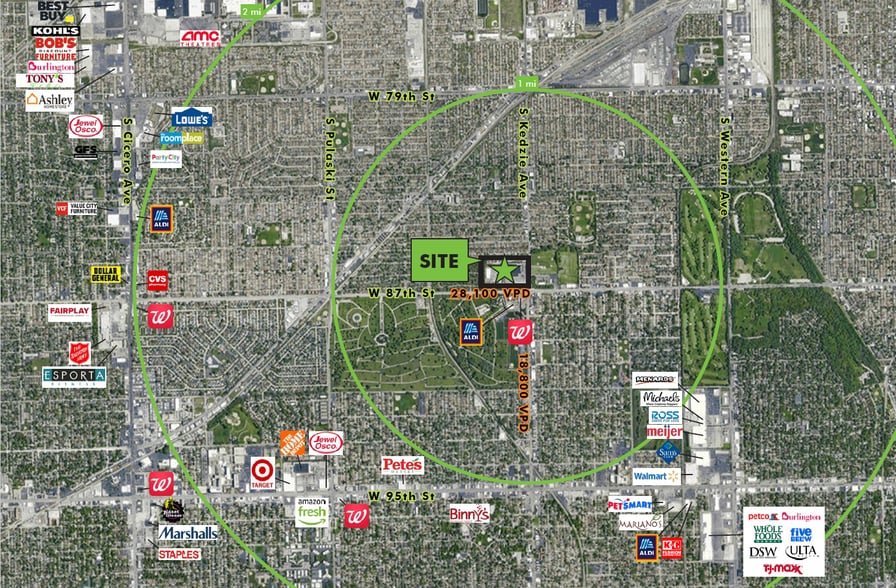 87th St, Chicago, IL à louer - Aérien – Image 2 sur 3