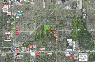 87th St, Chicago, IL - VUE AÉRIENNE  vue de carte