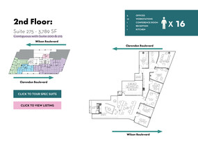 2500 Wilson Blvd, Arlington, VA à louer Plan d’étage– Image 1 sur 1