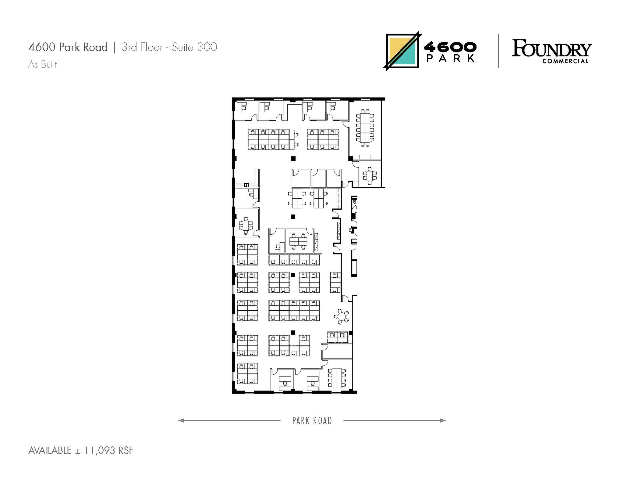 4600 Park Rd, Charlotte, NC à louer Plan d’étage– Image 1 sur 1