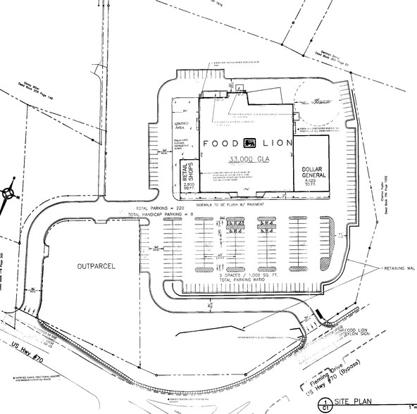 1610-1620 Highway 70, Morganton, NC à louer - Plan cadastral – Image 2 sur 2