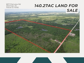 Plus de détails pour 8571 Plainview rd, Sherman, TX - Terrain à vendre