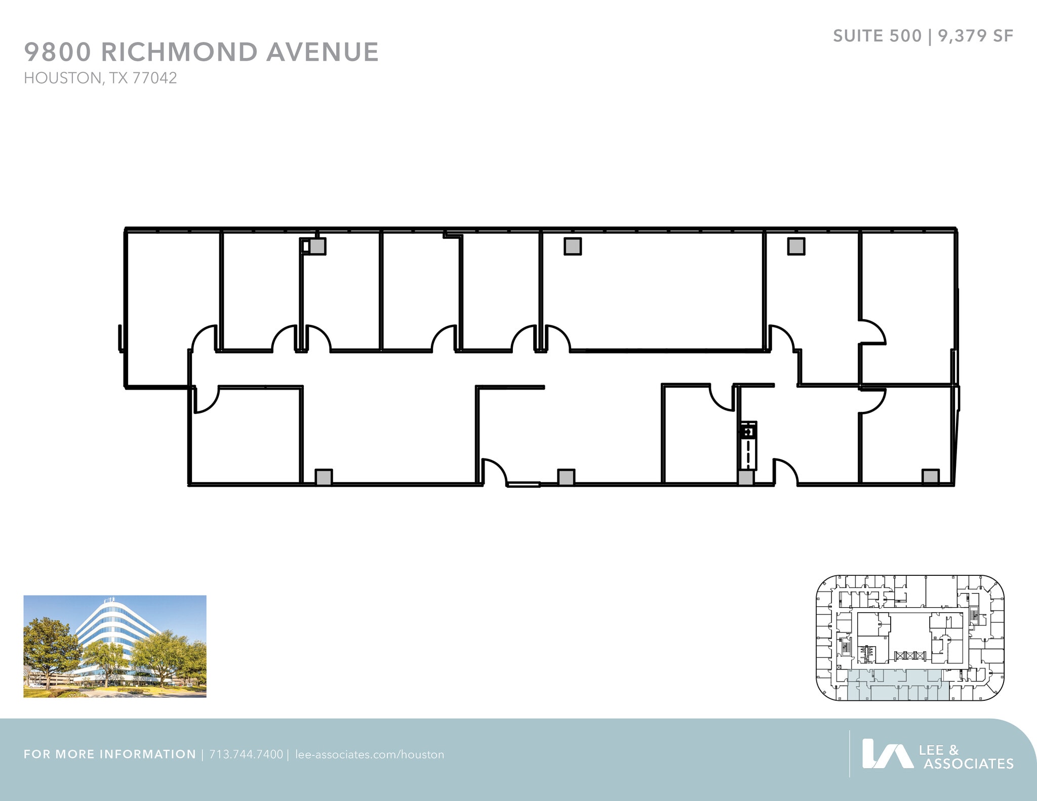 9800 Richmond Ave, Houston, TX à louer Plan d’étage– Image 1 sur 1