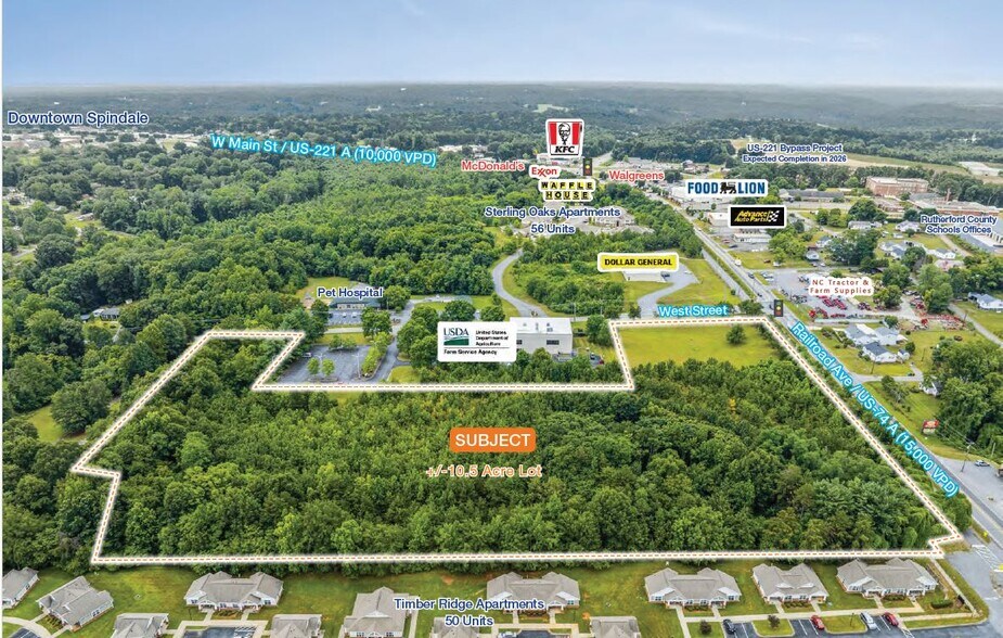 500 West St, Spindale, NC à vendre - Photo principale – Image 1 sur 5