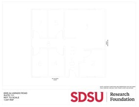 6475 Alvarado Rd, San Diego, CA à louer Plan de site– Image 1 sur 1