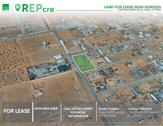 Plus de détails pour 13601 Bachimba Dr, El Paso, TX - Terrain à louer