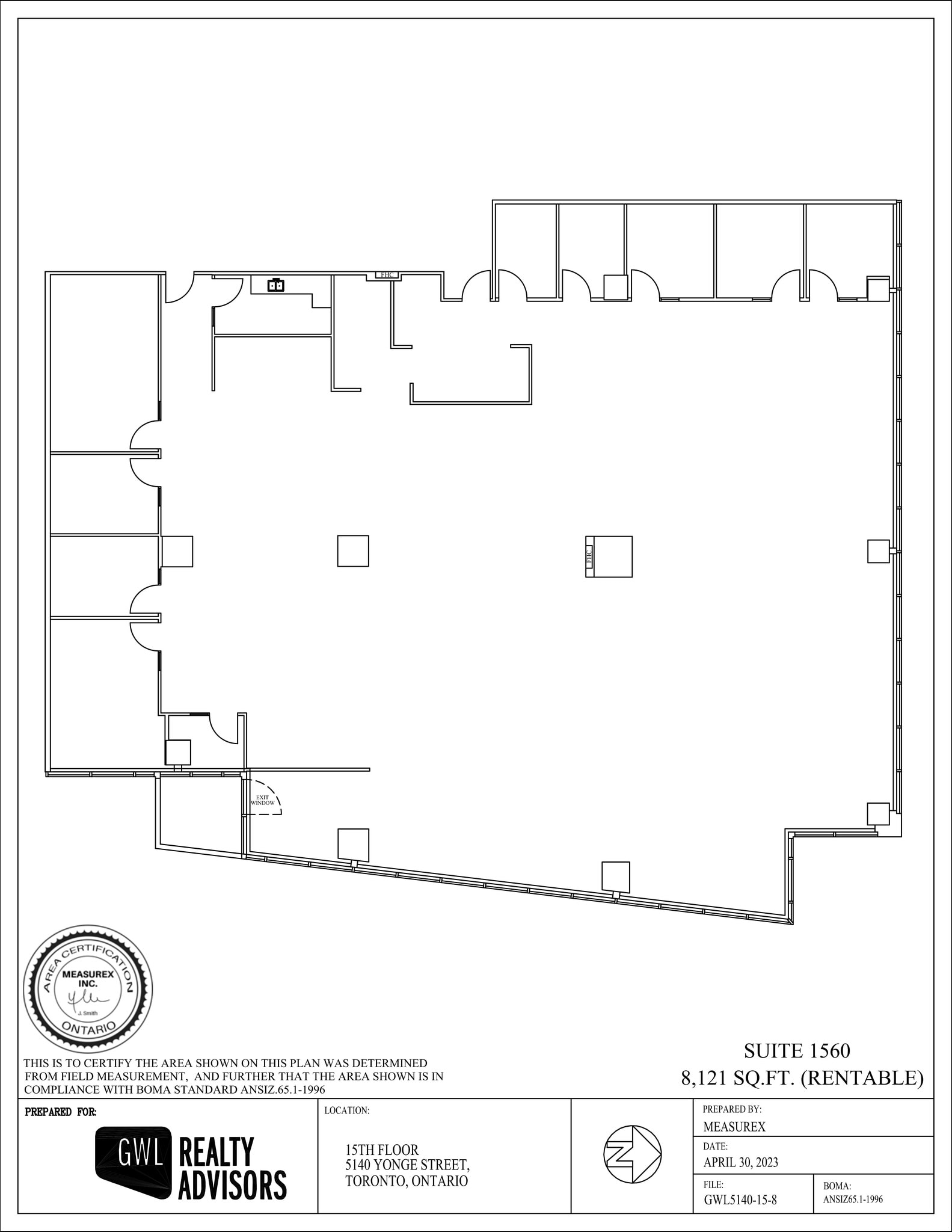 5140 Yonge St, Toronto, ON à louer Plan de site– Image 1 sur 1