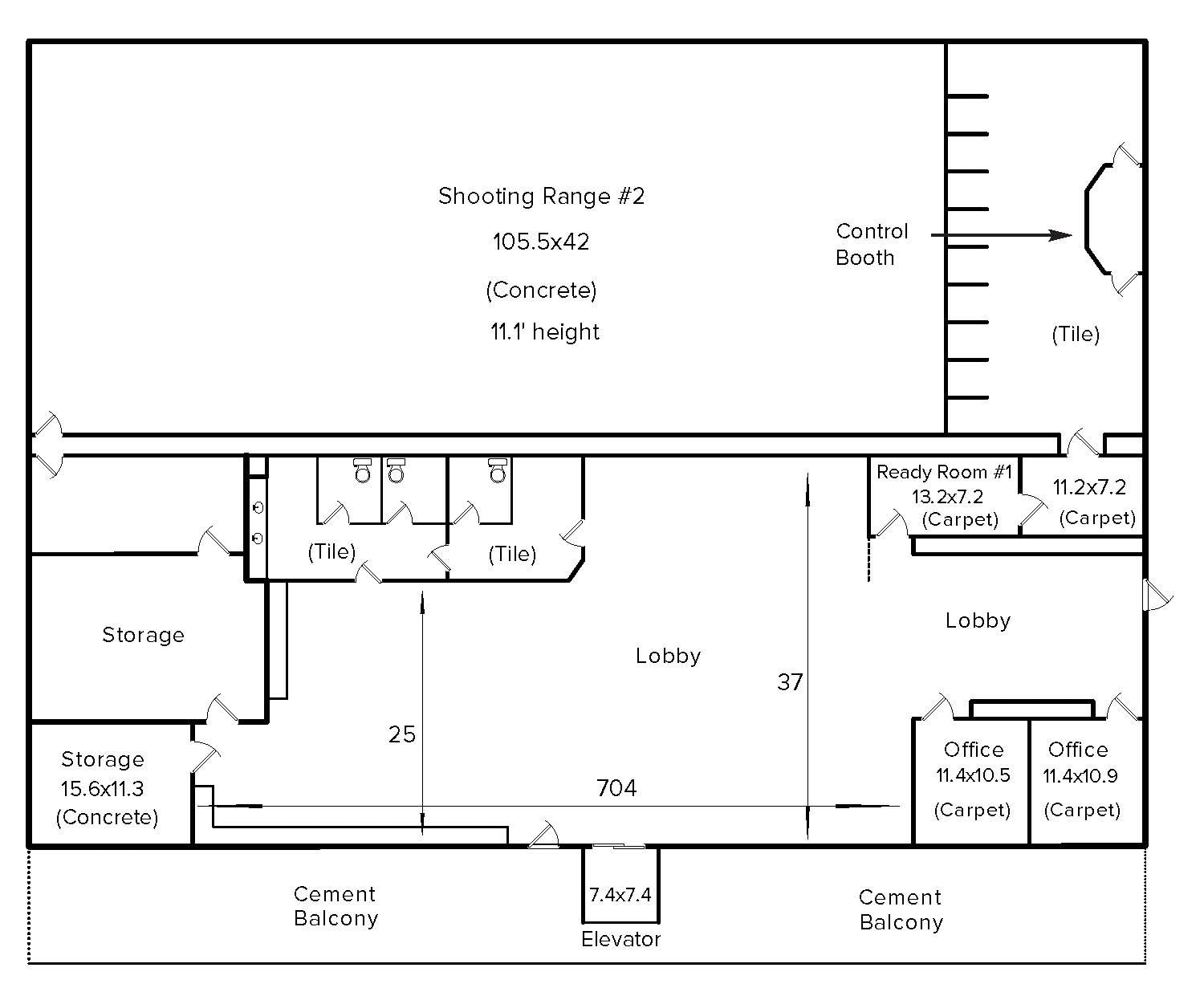 697 N Denver Ave, Loveland, CO à louer Plan d’étage– Image 1 sur 1