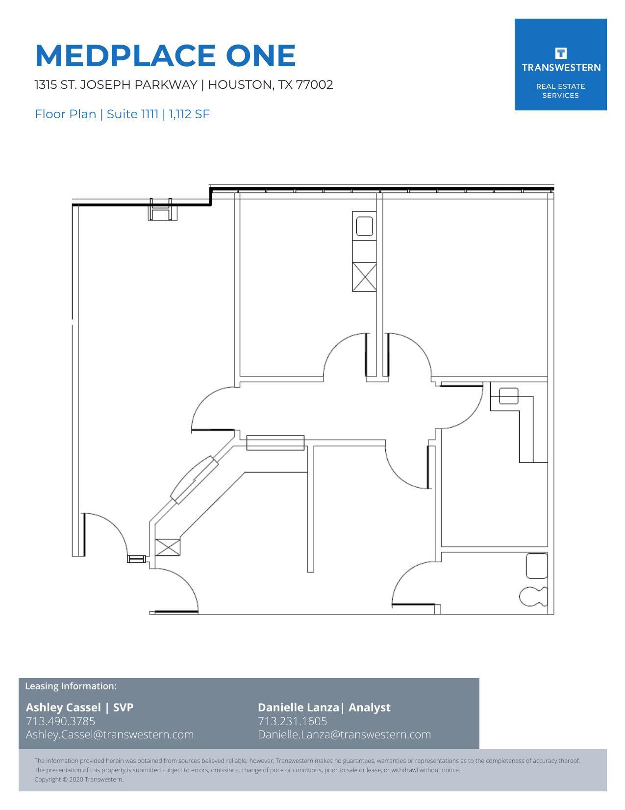 1315 St Joseph Pky, Houston, TX à vendre Plan d’étage– Image 1 sur 1