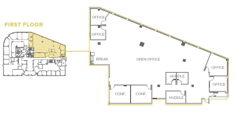 11545 W Bernardo Ct, San Diego, CA à louer Plan d’étage– Image 1 sur 1