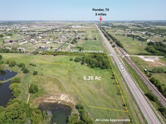 Plus de détails pour TBD 6.35 ACRES S FM 156 DISH, Texas 76247, Justin, TX - Terrain à vendre