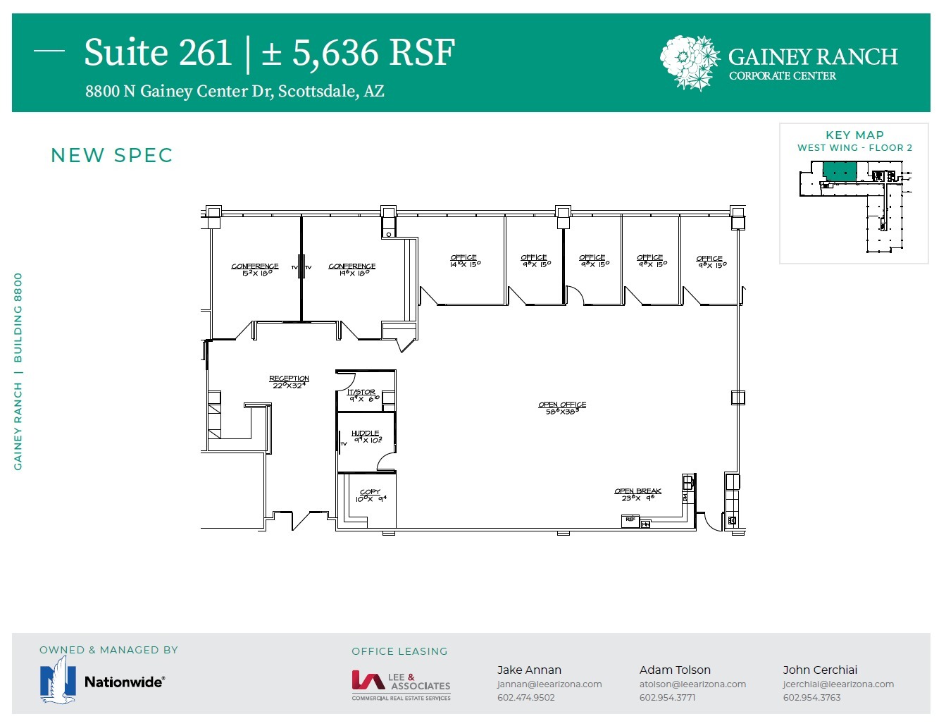 8800 N Gainey Center Dr, Scottsdale, AZ à louer Plan d’étage– Image 1 sur 1