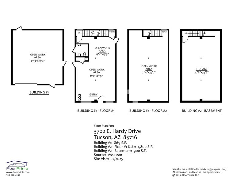 3702 E Hardy Dr, Tucson, AZ à louer - Plan d’étage – Image 2 sur 41