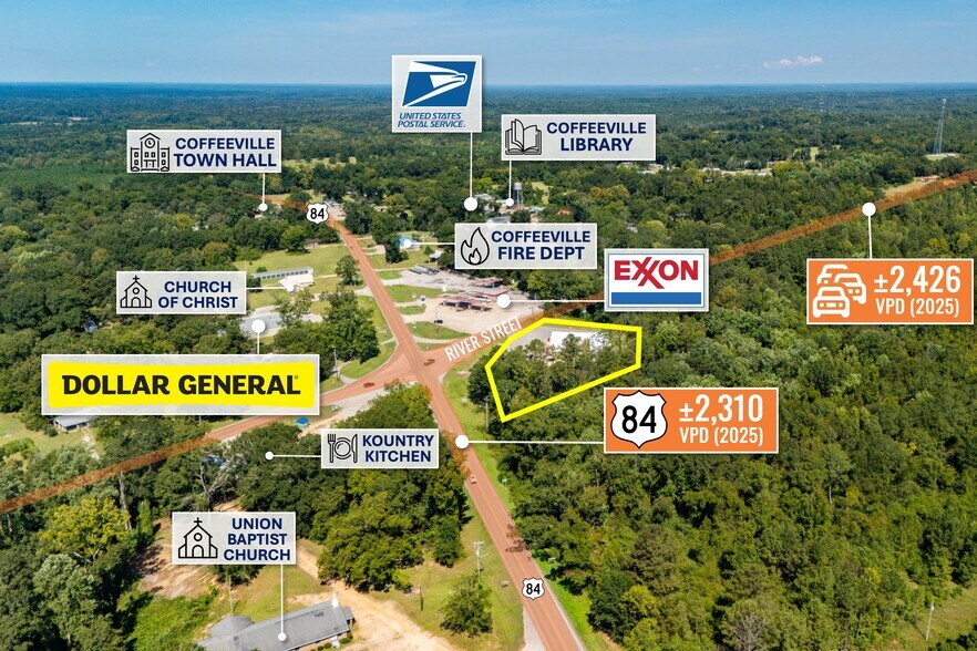 365 River St E, Coffeeville, AL à vendre - Photo de l’immeuble – Image 3 sur 11