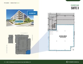 430 Station Park Cir S100, San Mateo, CA à louer Plan d’étage– Image 1 sur 1
