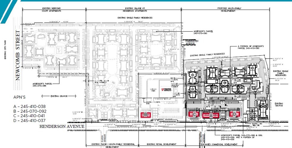 SWQ Henderson & Newcomb St, Porterville, CA à louer - Photo de l’immeuble – Image 3 sur 3