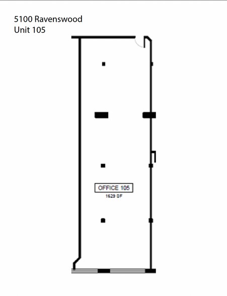 5100 N Ravenswood Ave, Chicago, IL à louer - Plan d’étage – Image 2 sur 26