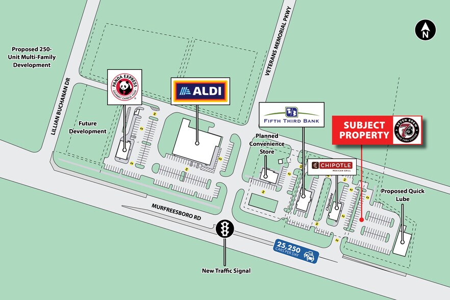 5355 Murfreesboro Rd, La Vergne, TN à vendre - Photo de l’immeuble – Image 2 sur 5