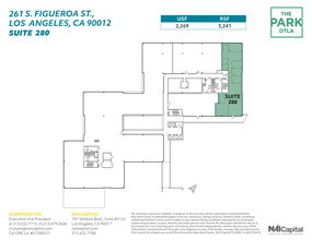 261 S Figueroa St, Los Angeles, CA à louer Plan d’étage– Image 1 sur 1