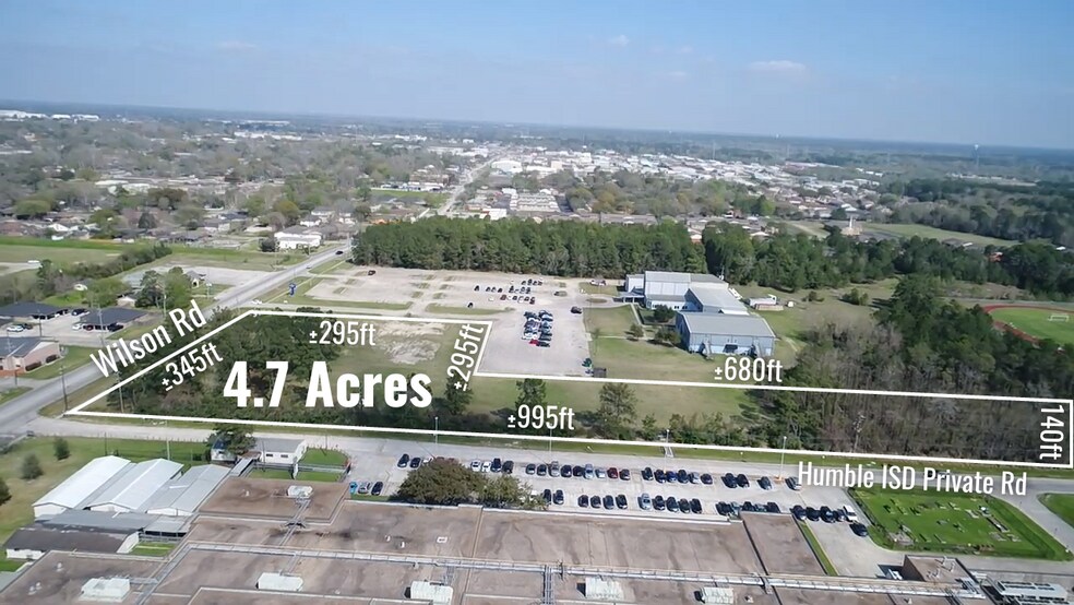 00 Wilson Rd, Humble, TX à vendre - Aérien – Image 3 sur 8