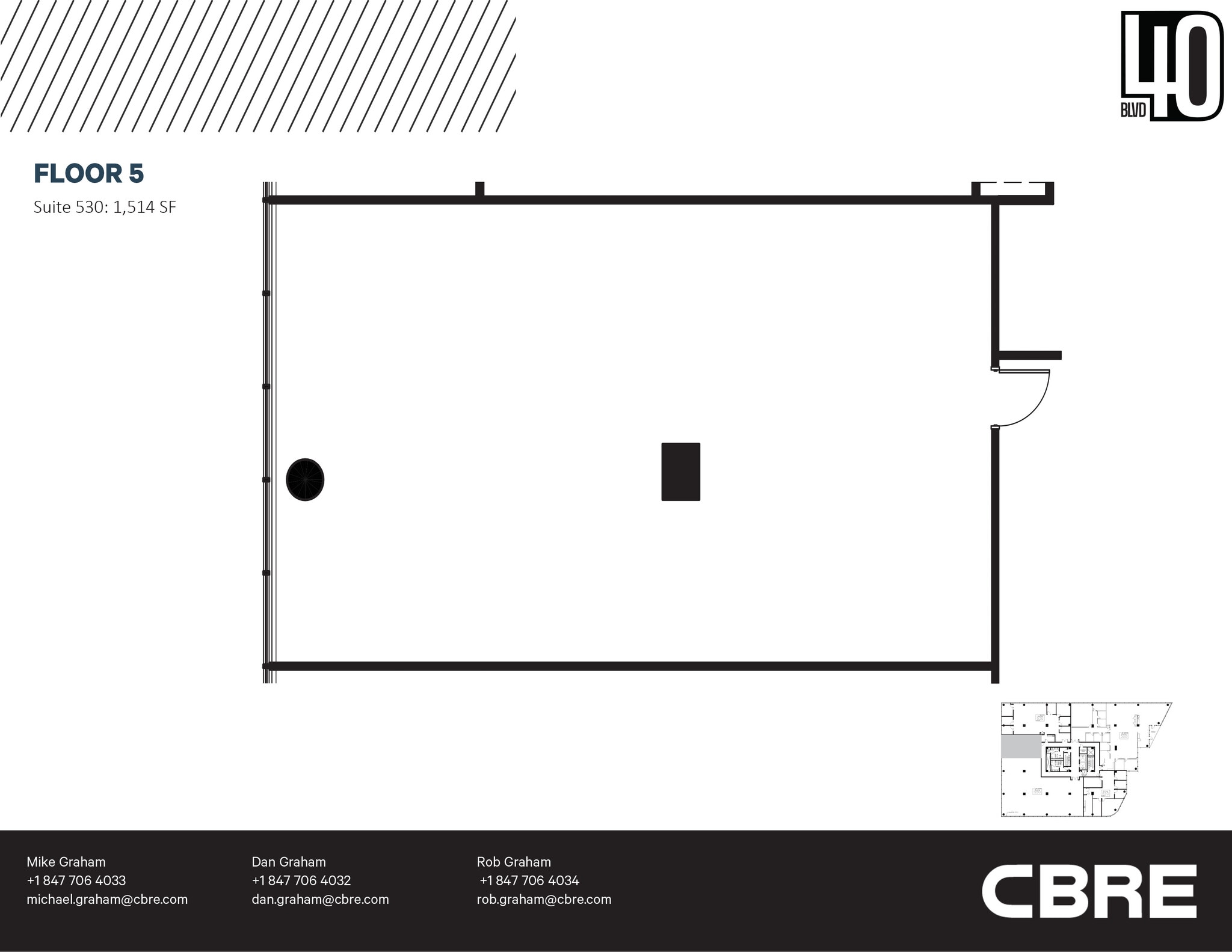 40 Skokie Blvd, Northbrook, IL à vendre Plan d’étage– Image 1 sur 1