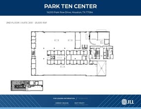16200 Park Row, Houston, TX à louer Plan d’étage– Image 2 sur 2
