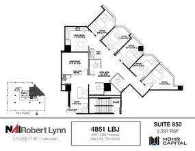 4851 Lyndon B Johnson Fwy, Dallas, TX à louer Plan d’étage– Image 1 sur 3