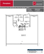 3425 Raider Dr, Hurst, TX à louer Plan d’étage– Image 1 sur 1