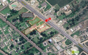 805 Robin St and 406 Airline Highway, Laplace, LA - VUE AÉRIENNE vue de carte - Image1