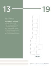 1319 F St NW, Washington, DC à louer Plan d’étage– Image 1 sur 1