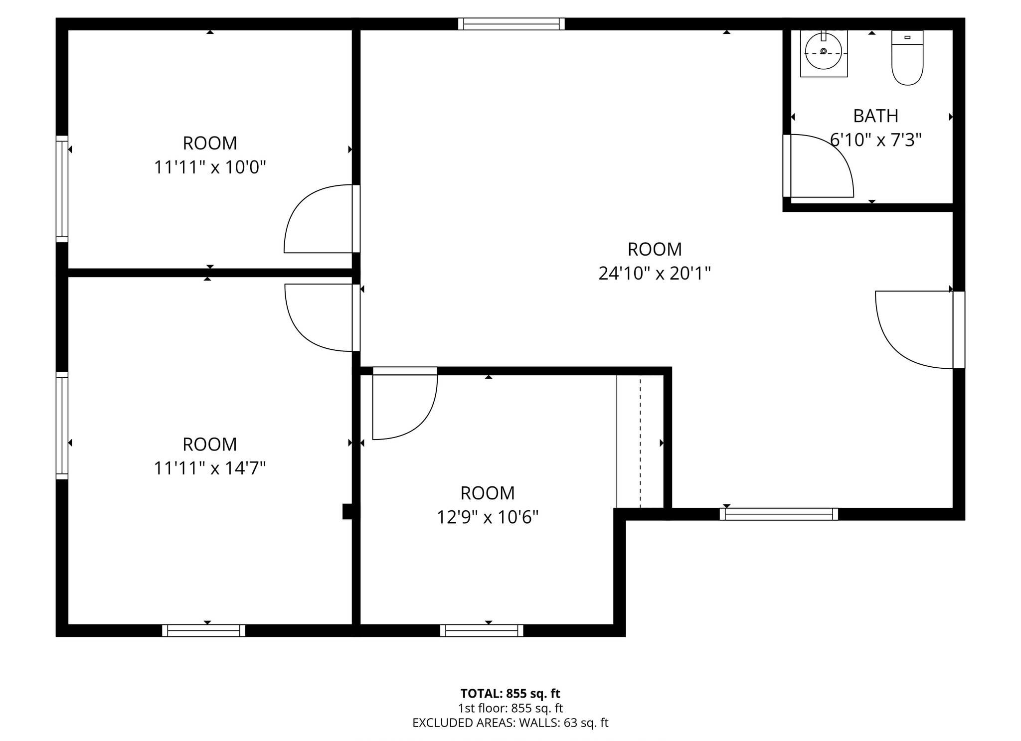 660-670 Newfield St, Middletown, CT à louer Plan d’étage– Image 1 sur 16