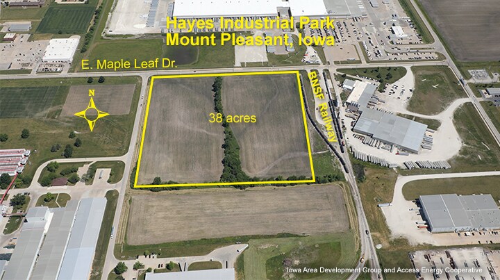 E Maple Leaf Dr And Havrvey Rd, Mount Pleasant, IA à vendre - Photo de l’immeuble – Image 2 sur 3