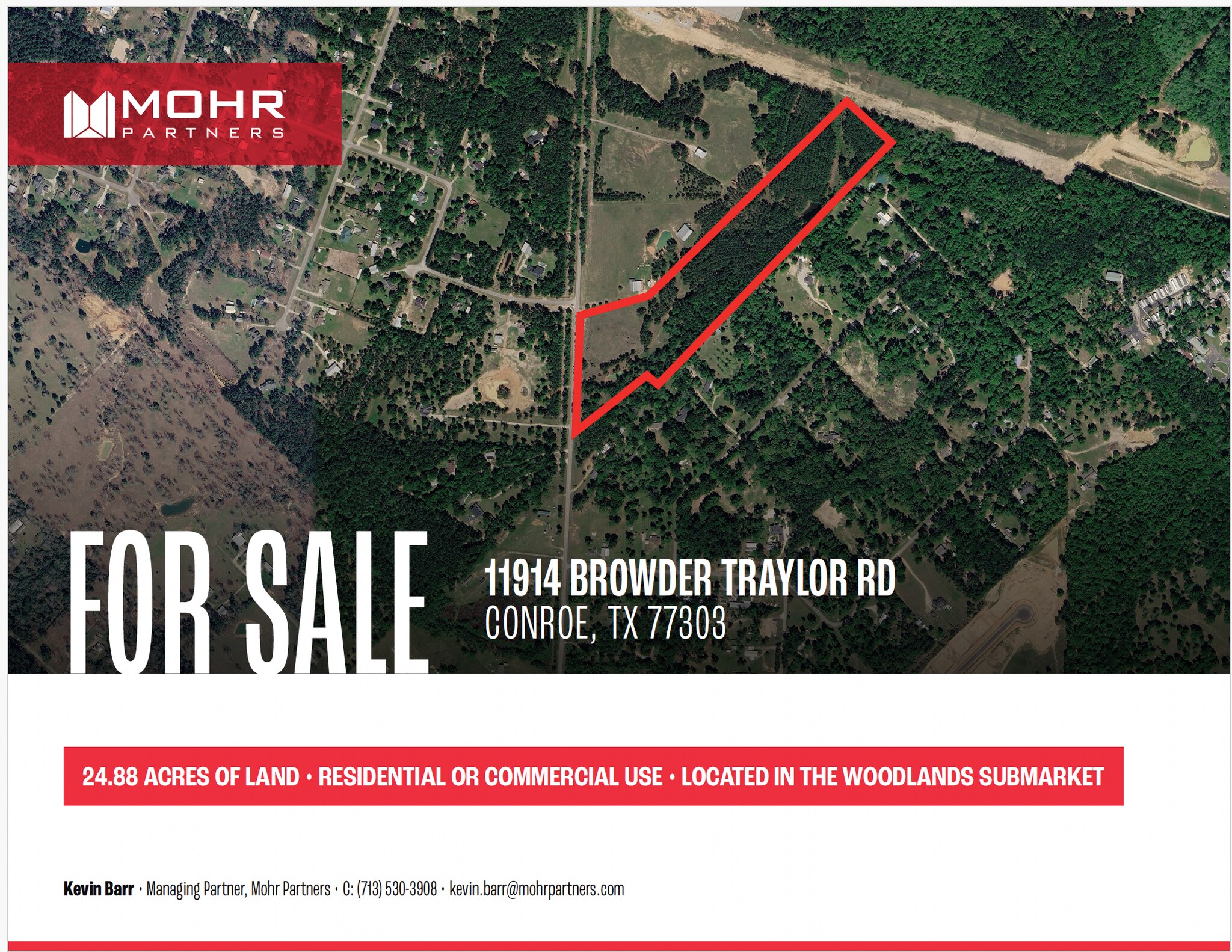 11914 Browder Traylor Road, Conroe, TX à vendre Photo de l’immeuble– Image 1 sur 7