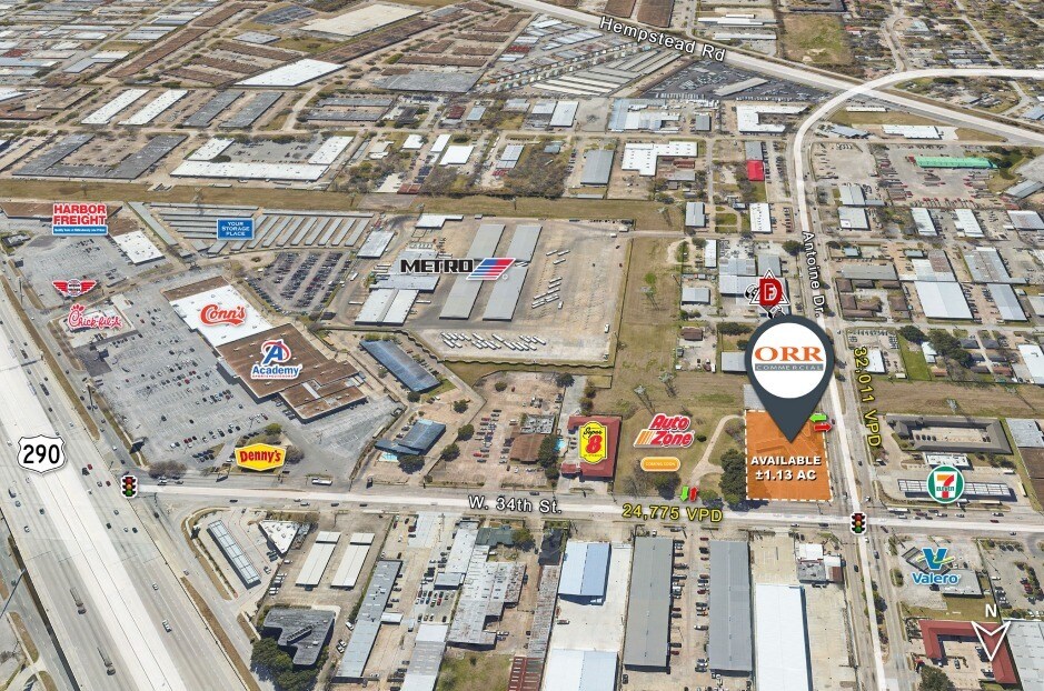 W 34th St. & Antoine Dr., Houston, TX à vendre Photo de l’immeuble– Image 1 sur 3