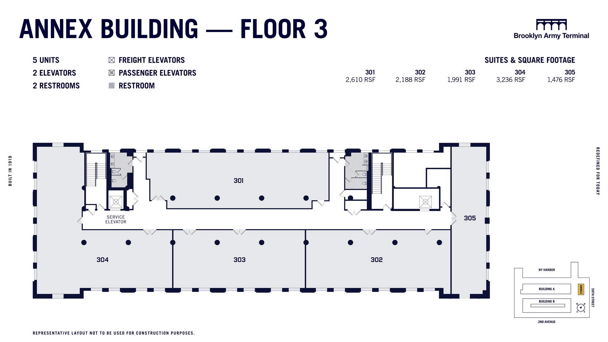 140 58th St, Brooklyn, NY à louer Plan de site– Image 1 sur 10