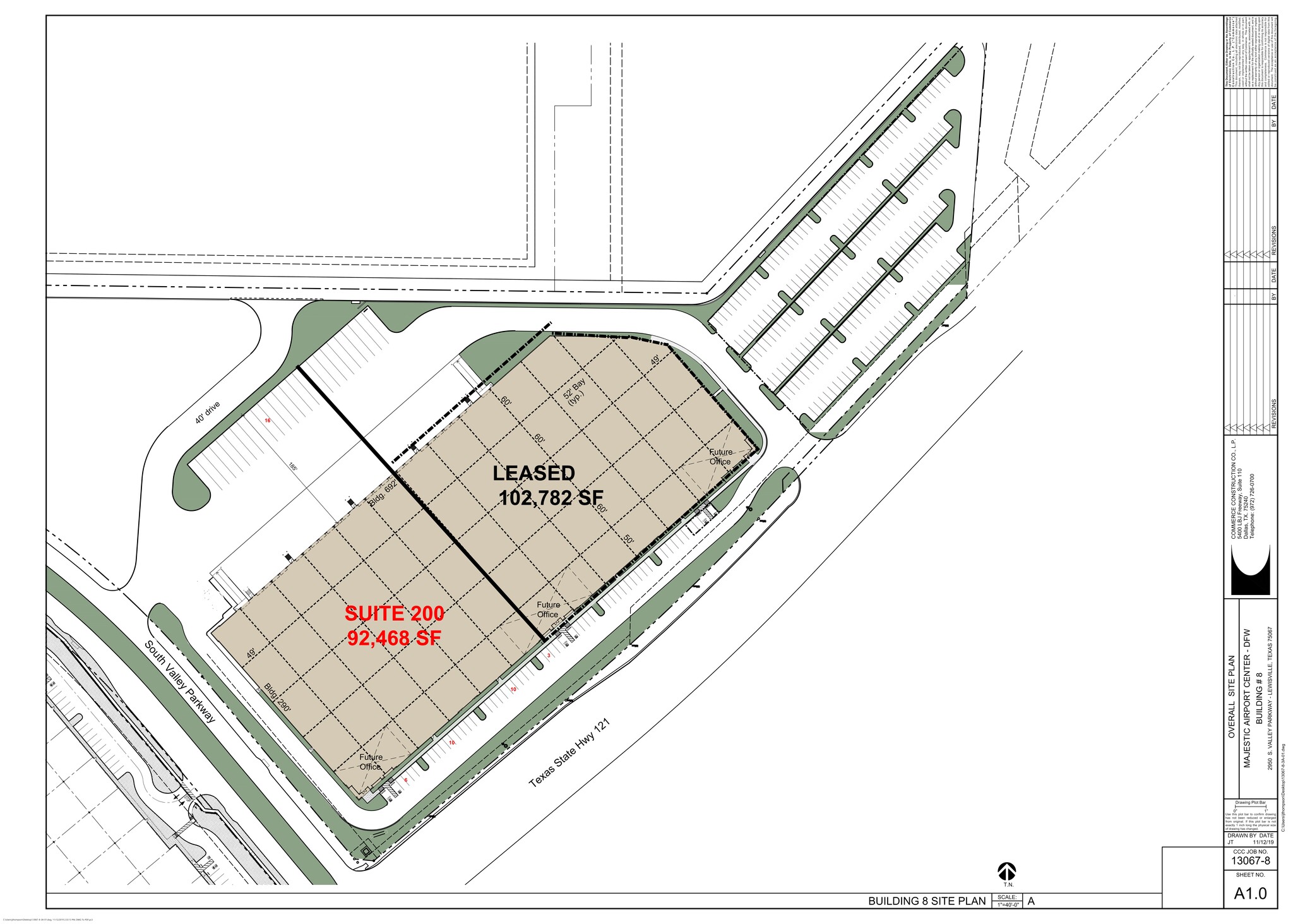 2951 S Valley Pky, Lewisville, TX à louer Plan de site– Image 1 sur 2