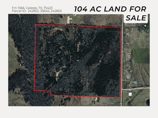 Plus de détails pour 1396 Farm to Market Road 1566, Celeste, TX - Terrain à vendre