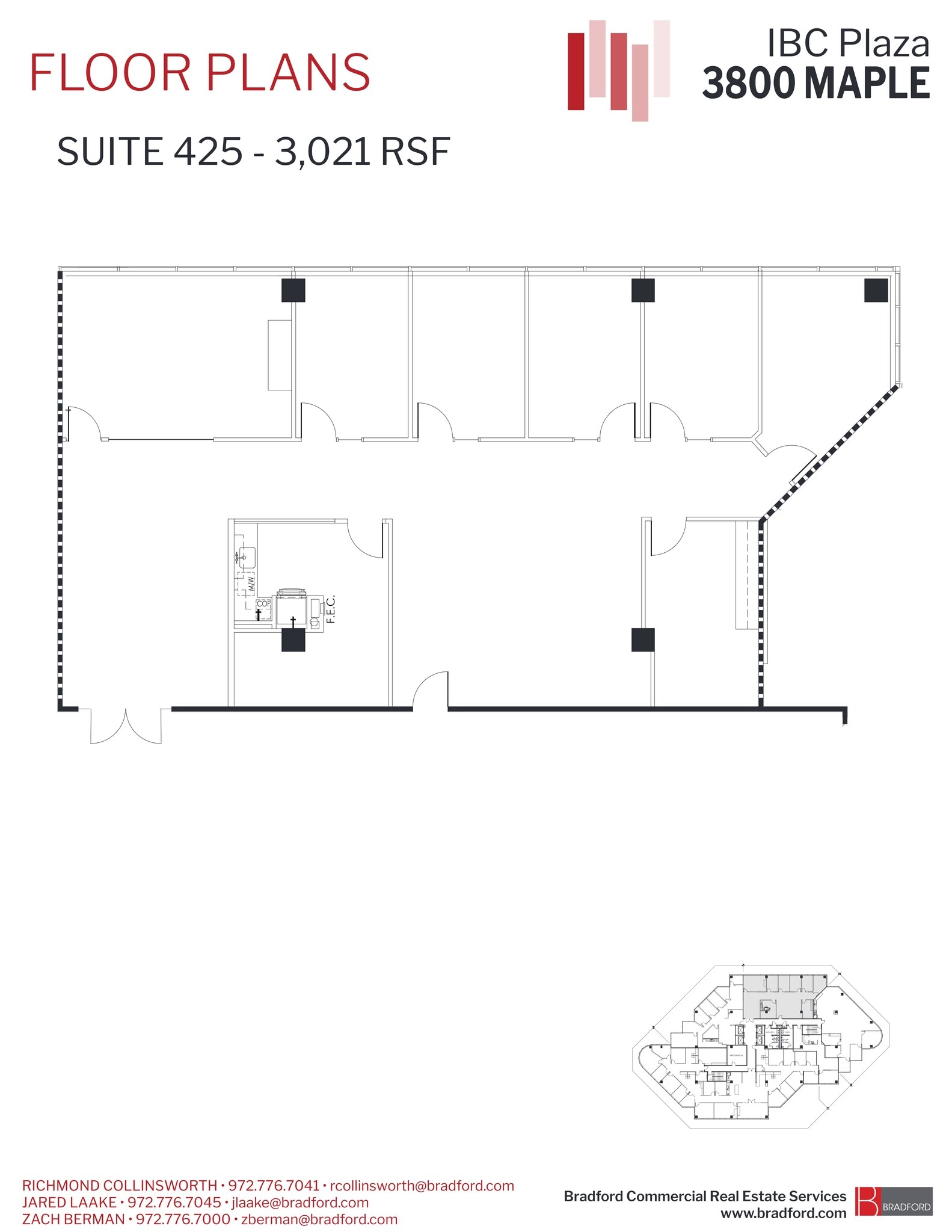 3800 Maple Ave, Dallas, TX à louer Plan de site– Image 1 sur 1