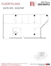 3800 Maple Ave, Dallas, TX à louer Plan de site– Image 1 sur 1