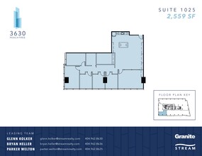 3630 Peachtree Rd NE, Atlanta, GA à louer Plan de site– Image 2 sur 5