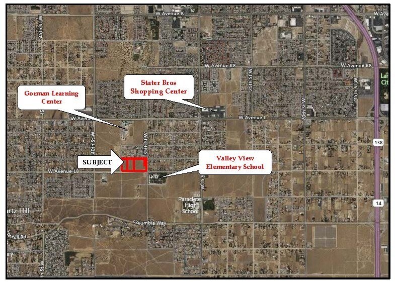 W Avenue L-8, Quartz Hill, CA à vendre - Aérien – Image 2 sur 4