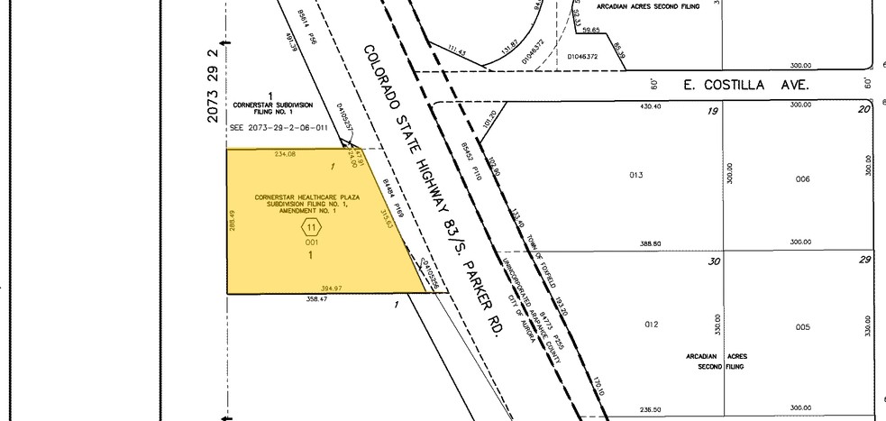 15901 E Briarwood Cir, Aurora, CO à louer - Plan cadastral – Image 3 sur 3