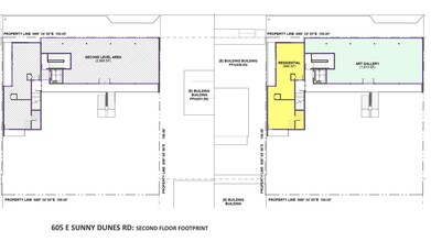 605 Sunny Dunes, Palm Springs, CA à louer Plan de site– Image 1 sur 1