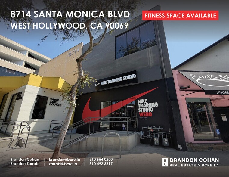 8714 Santa Monica Blvd, West Hollywood, CA à louer - Photo de l’immeuble – Image 1 sur 14