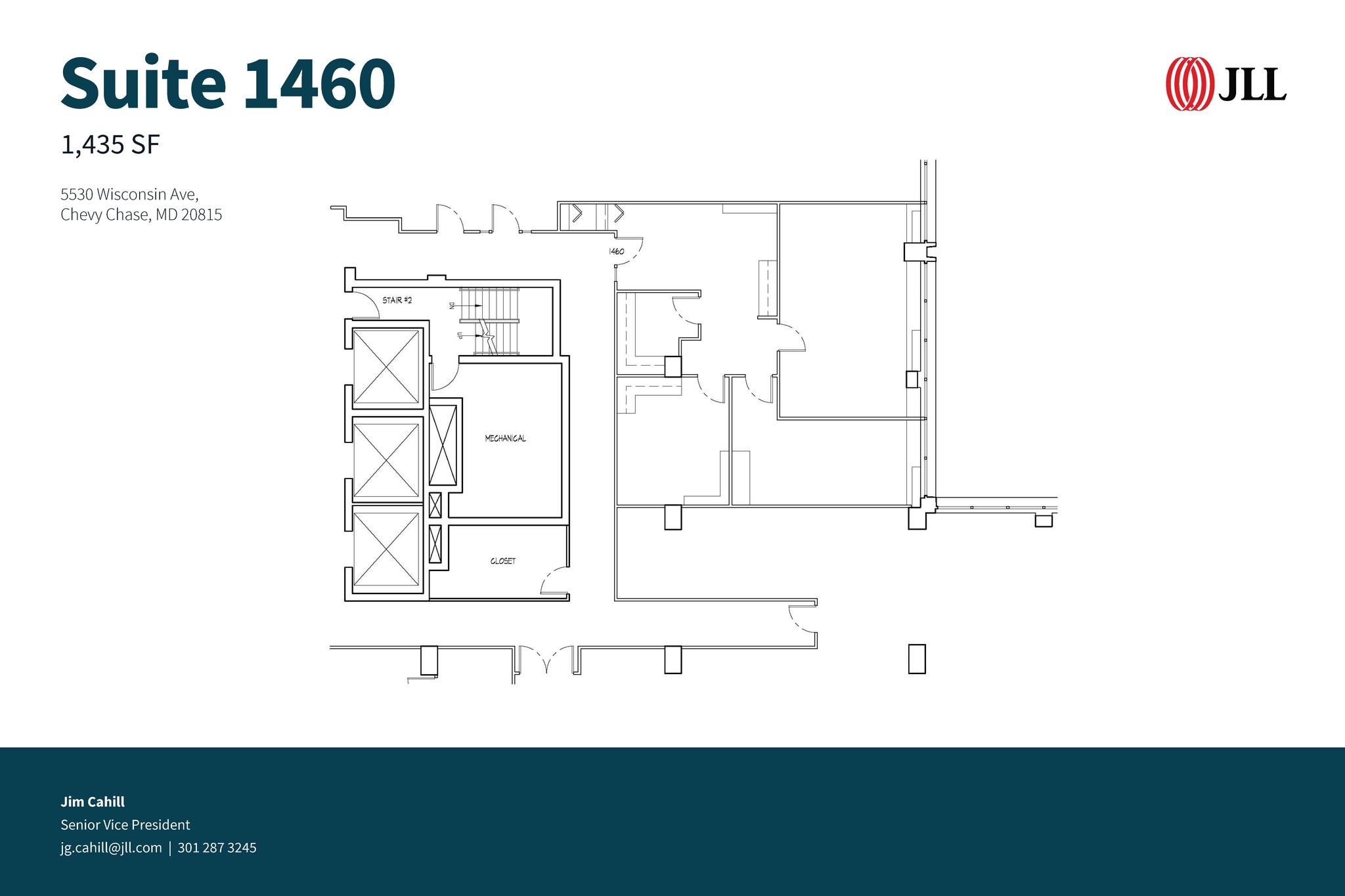 5530 Wisconsin Ave, Chevy Chase, MD à louer Plan d’étage– Image 1 sur 1