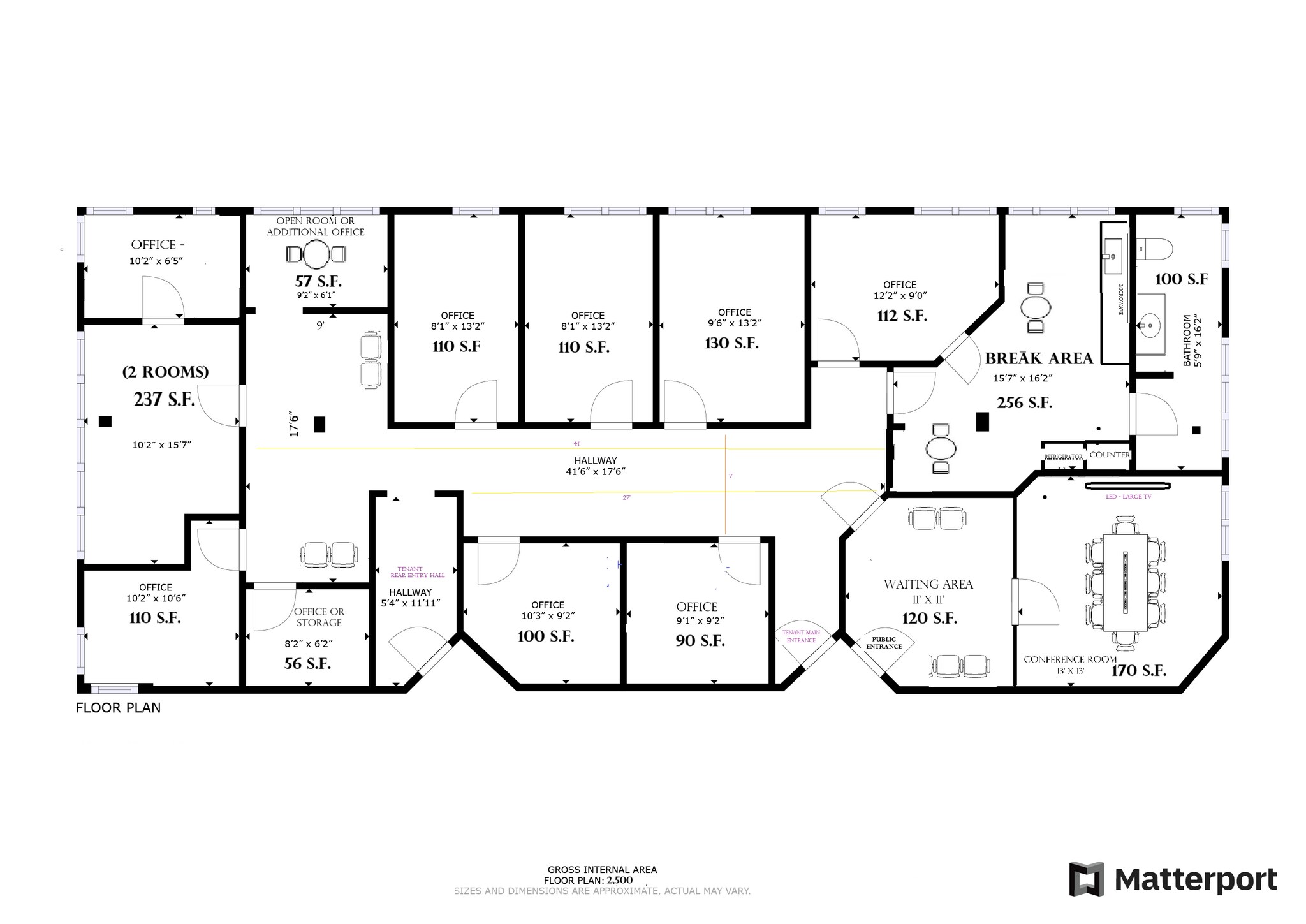 2569 Romig Rd, Akron, OH à louer Plan d’étage– Image 1 sur 19