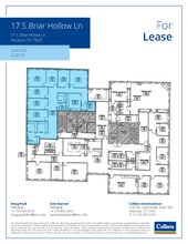 17 S Briar Hollow Ln, Houston, TX à louer Plan d’étage– Image 1 sur 2