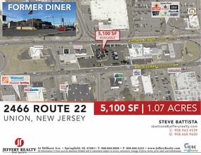 2466 Route 22, Union, NJ - VUE AÉRIENNE  vue de carte - Image1