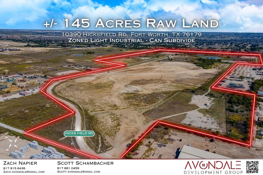 10390 Hicks Field Rd, Fort Worth, TX à vendre - Aérien – Image 1 sur 12